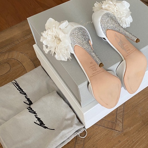 🇺🇸🇺🇦Signed by Brian Atwood Aurora bridal sandals - Picture 7 of 9
